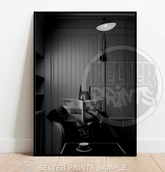 Batman Coffee Break | Quirky Fantasy Wall Art Print - Print